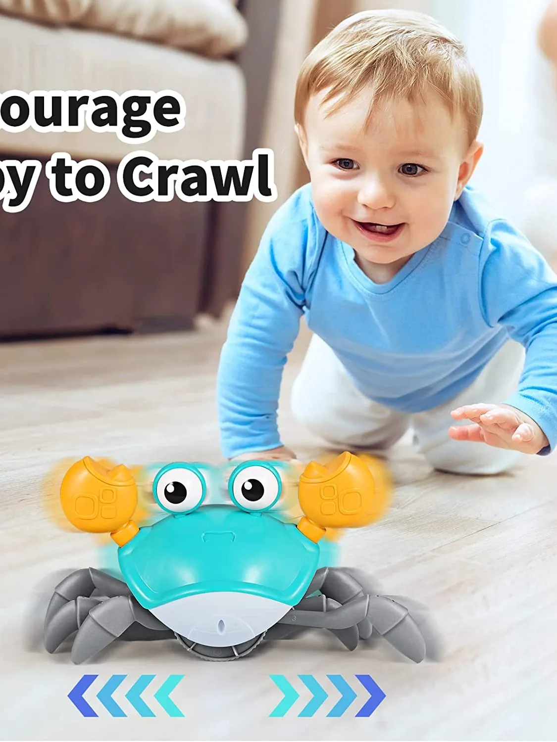 New Automatic Moving Sensory Interactive Learning Kids Baby Toys Small ...