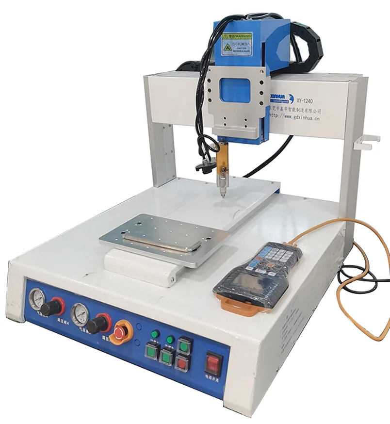 Full Automatic Epoxy Resin Pump and Motor Based Rotating Red Glue Dispenser Machine for Mobile Phone Shells
