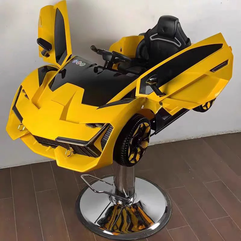Kids Barber Chair Salon Furniture Car Outlook Design Baby's Salon Chair  Children's Hair Cutting Seats