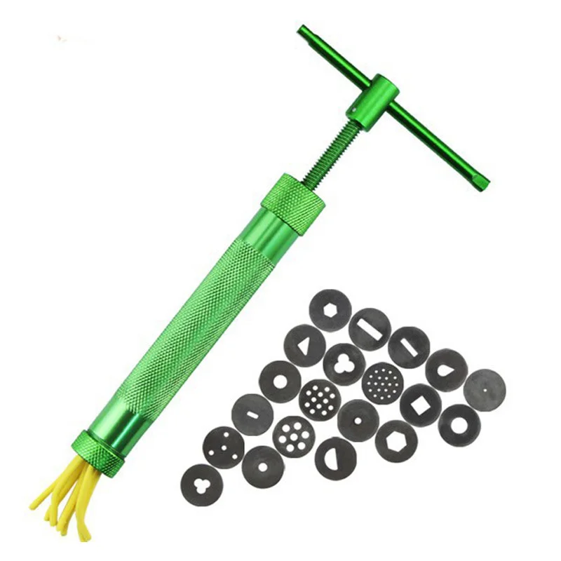 Professional Ultimate Clay Extruder Clay Tool Clay Gun With 20 Shapes