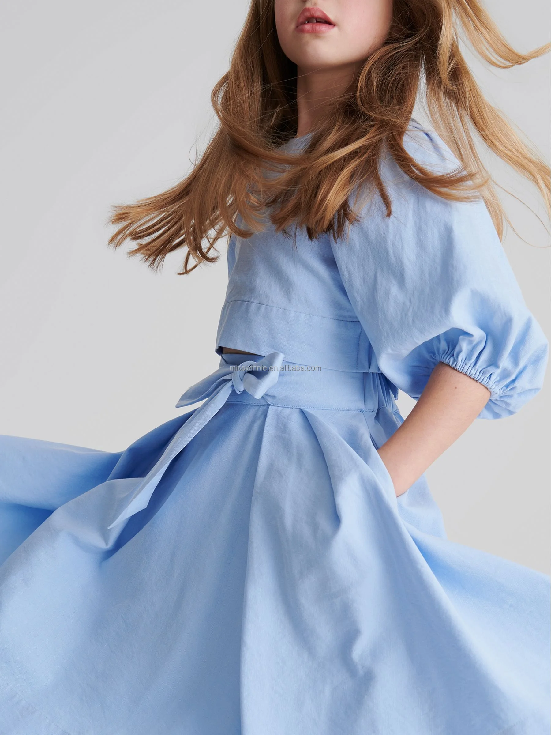 2023 Kids Girls Fashion Cotton Layered Dress Boutique Unique Design