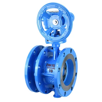 High Quality Manual Flange Telescopic Butterfly Valve Cast Steel or Iron for General Use