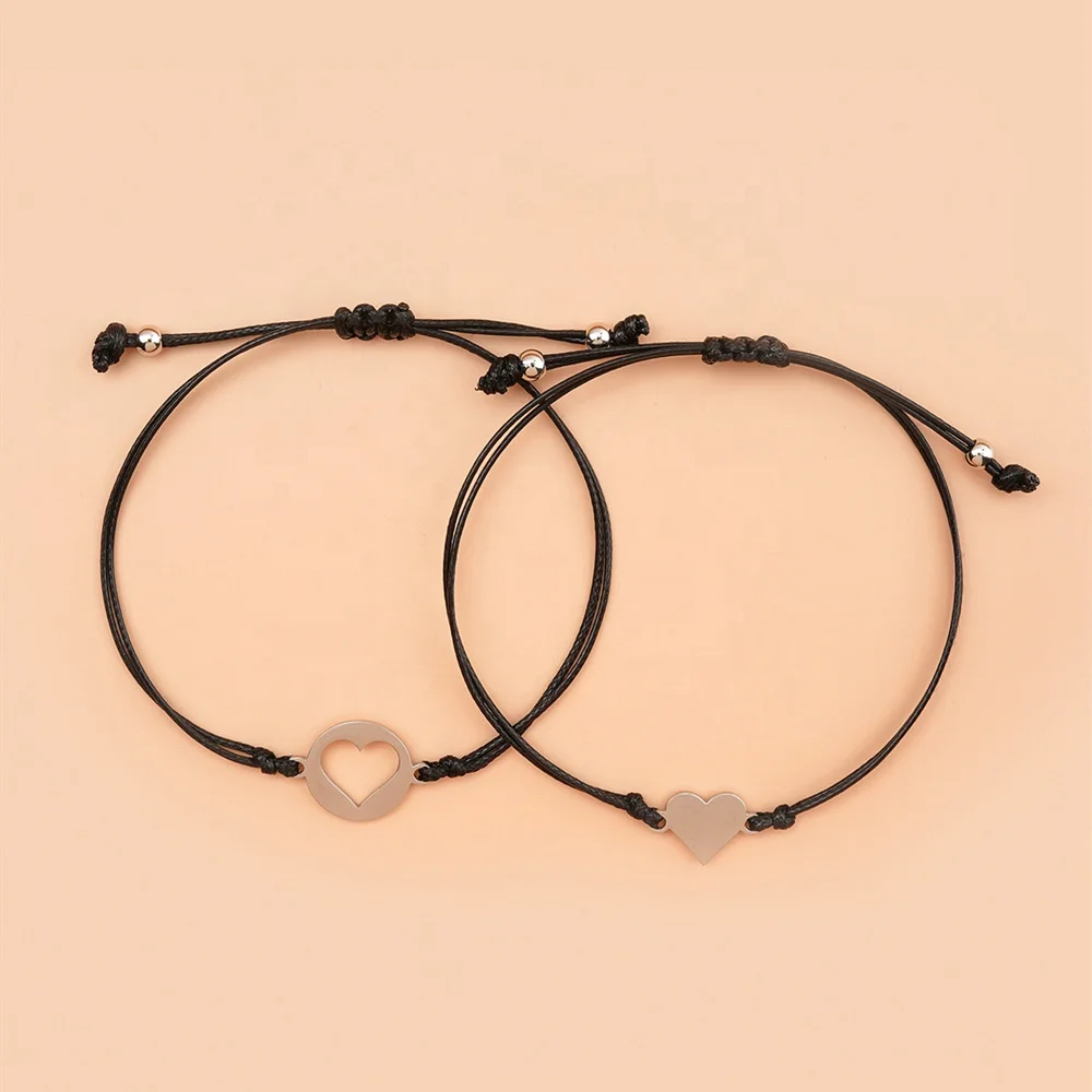 TANGPOET Bracciale Donna In Argento 925 Con Cristallo Cuore E Gatto - Regolabile, Con Cofanetto Regalo