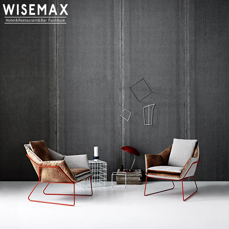 WISEMAX FURNITURE Modern Light Luxury Living Room Furniture Fabric