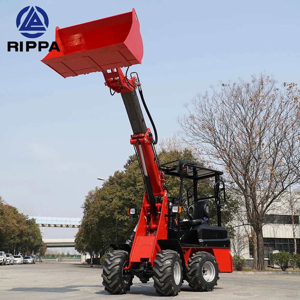 Rippa Telescopic Loader 1 Ton 2 Ton 3 Ton Mini Wheel Loader Price