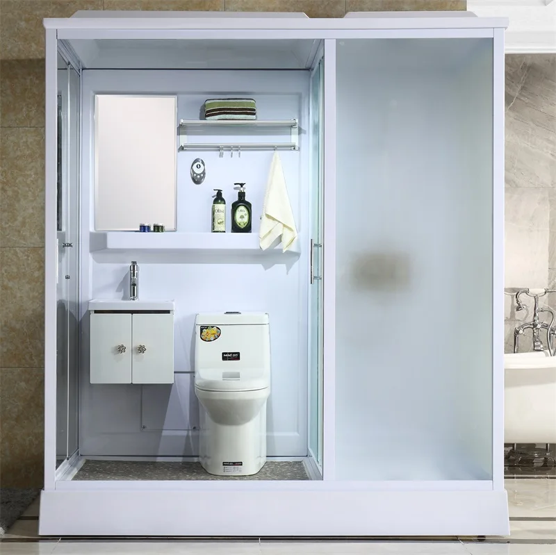 Lussuoso bagno portatile prefabbricato sanitario cabina doccia