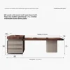 Mesa de comedor tipo isla extensible de 1,7-2,3 m