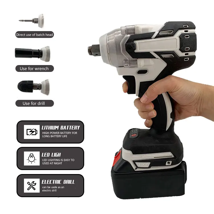 High Torque Used Cordless Impact Wrench 21V Electric Cordless