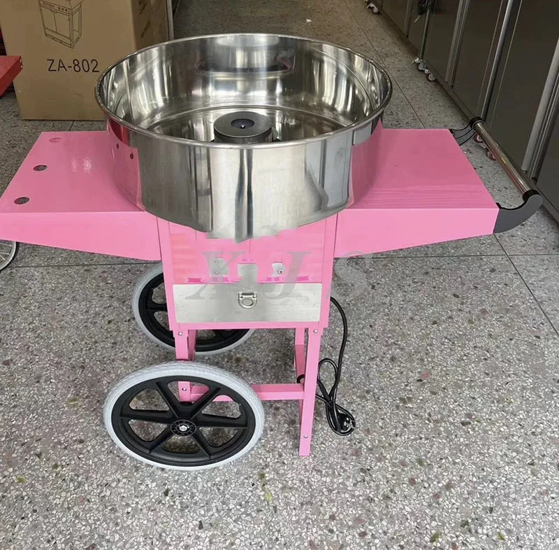 220V 綿菓子製造機 業務用 高容量 綿菓子機 キャスター付き| Alibaba.com