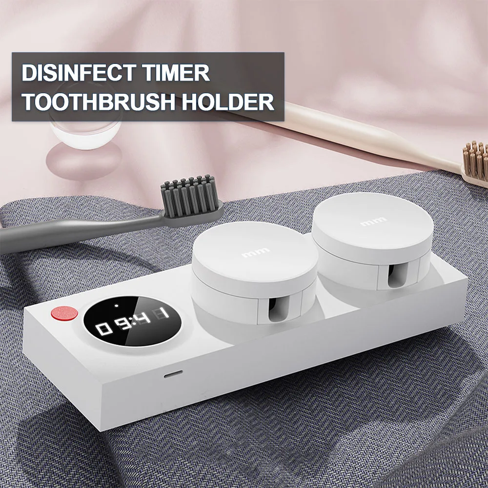 Amazon Trending 3-Speed Mode Toothbrush Storage & Sterilizer Box UVC Light Toothbrush Sanitizer Holder