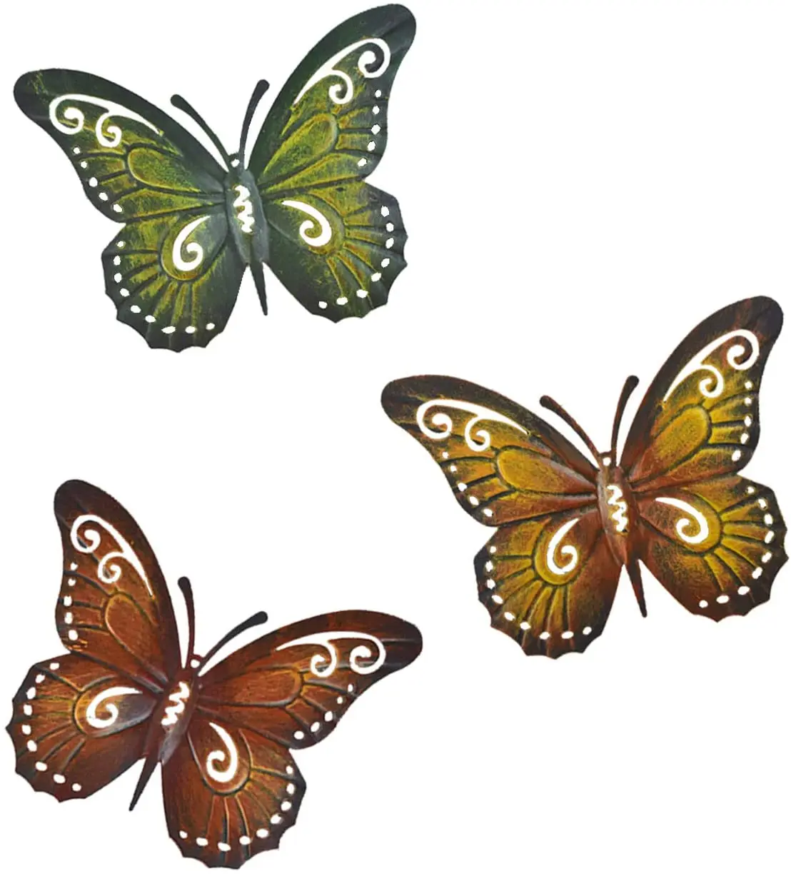 Metal butterfly wall  outdoor fence 