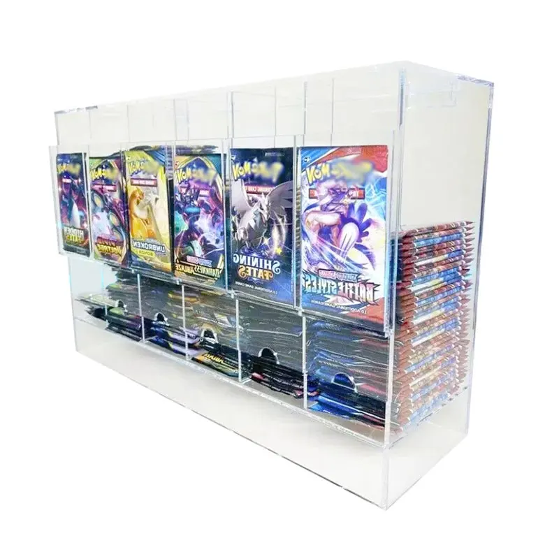 yugioh card dispenser The Hobby Lair 3 Slot Booster Pack Compatible With Pokemon And Other Trading Cards | Easily Fit Entire Booster Box ♟ Yugioh Theme Card Holder