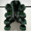 Croc verde en relieve