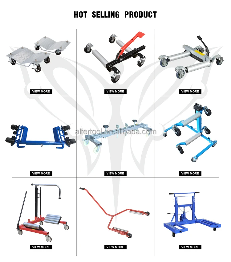 1500lbs Big Go Jack Car Vehicle Skates Hydraulic Position Tire Wheel ...