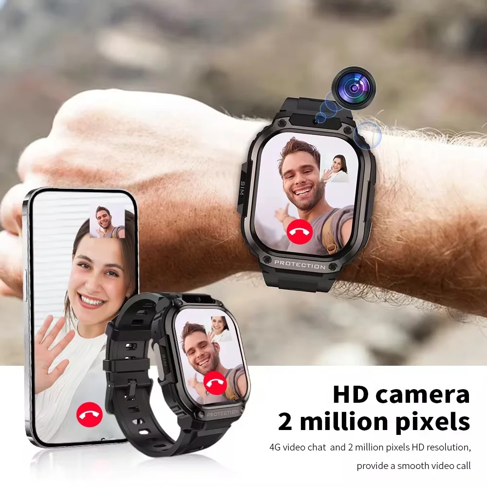 Top Sale 4G Smartwatch with SIM Card GPS Camera WIFI