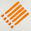 colorful 1.5 cm * 17.5 cm orange wristband ribbon