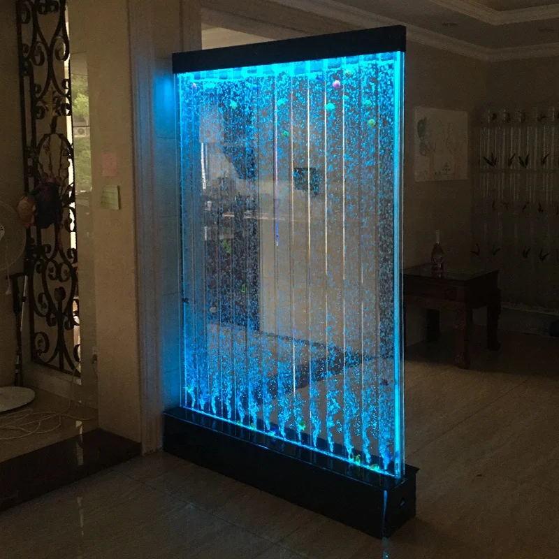 LEDウォーターバブルパネル ウォーターディーシングバブルパネル床置きLEDライトバブル壁水