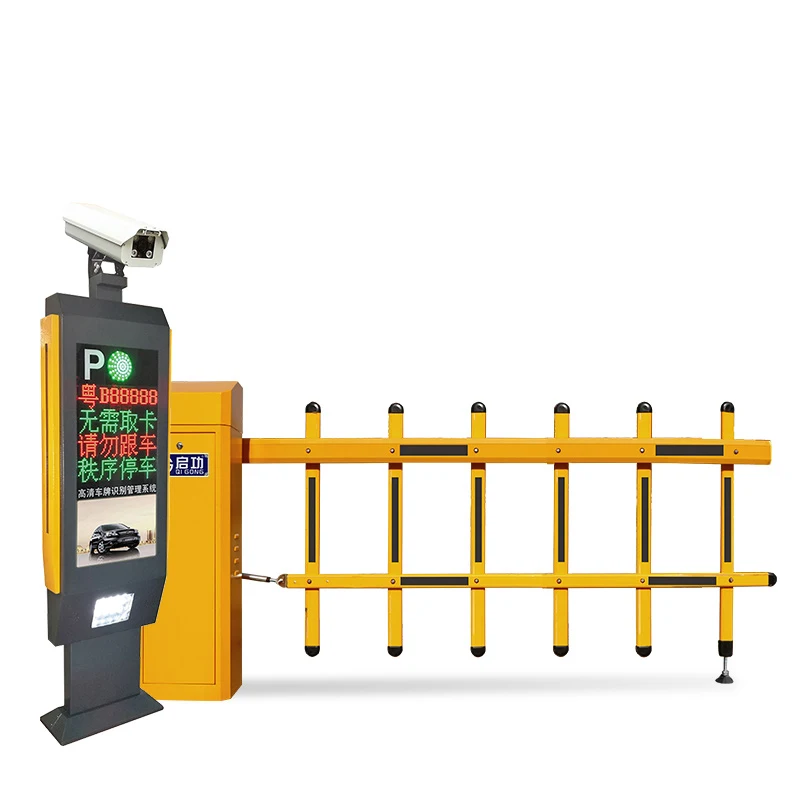 Automatic Anti-Toll Evasion Solution License Plate Recognition Barrier Gate Car Parking System Drop Arm for Outdoor Application
