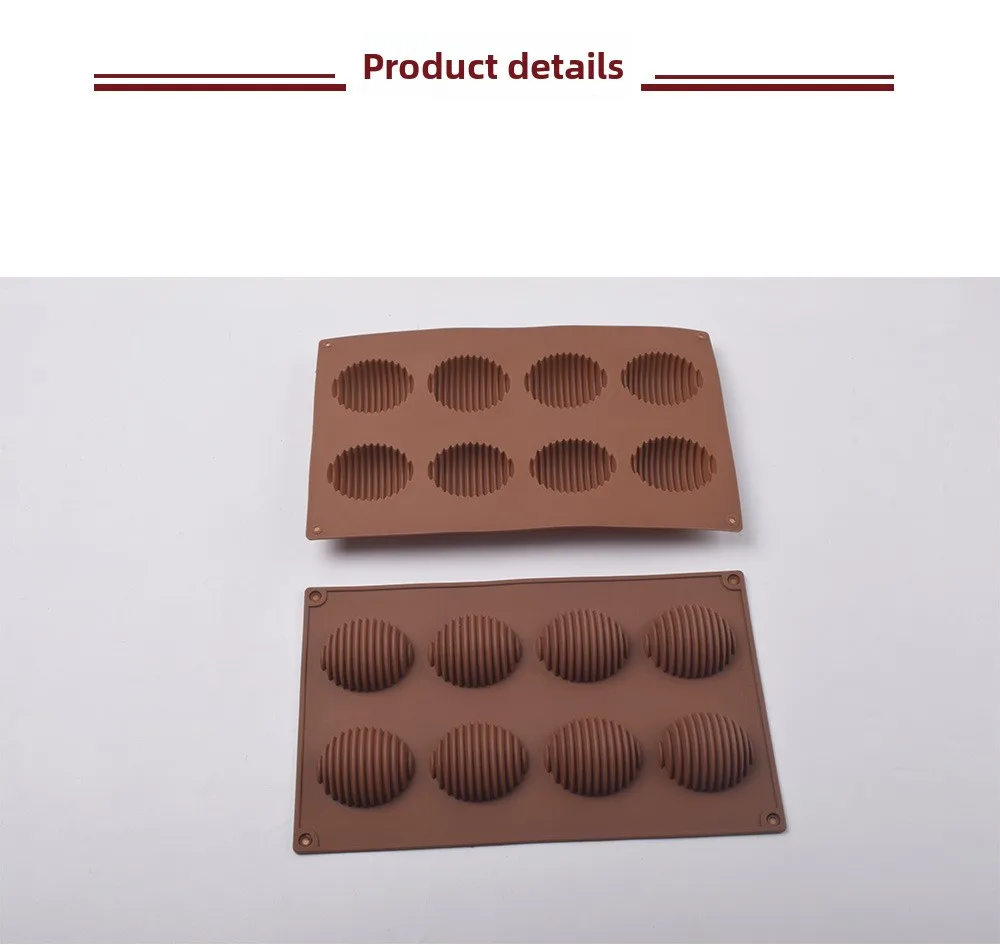 Mafengwo Egg Shaped Silicone Mold for Mousse Chocolate Pudding Jelly Baking DIY Cake Tools manufacture
