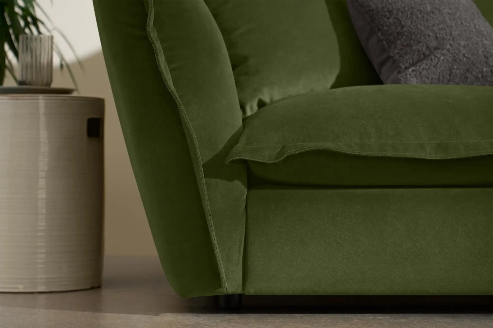 Factory Wholesales Modern Fabric Velvet Kd Sofa Set For Living Room