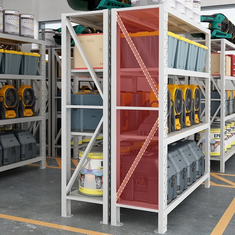 Fda's Rack Factory Metal Boltless Stacking Rack Industrial Warehouse Storage Racks ...