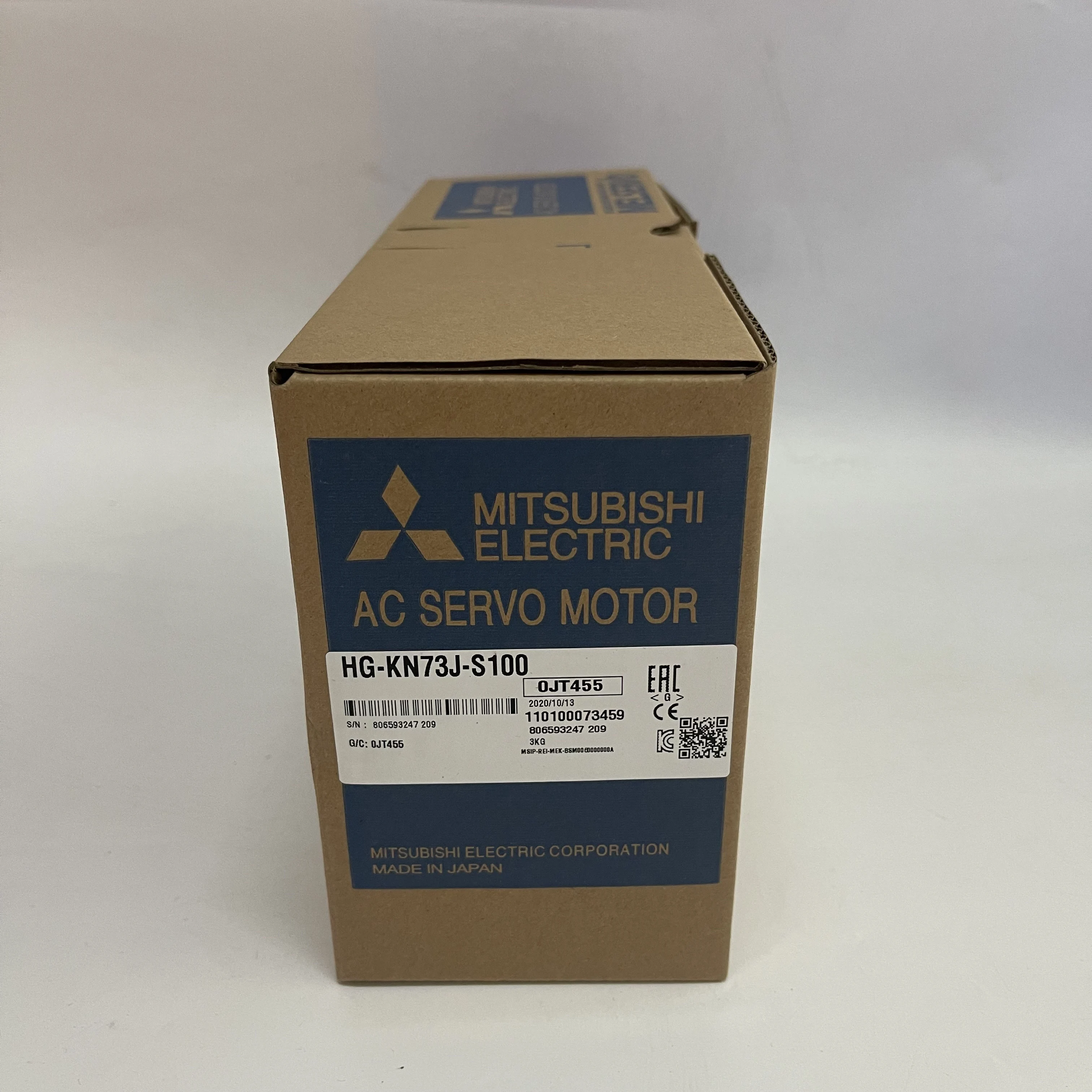 Mitsubishi AC Servo Motor HG-KN73J-S100 Mitsubishi AC Servo Motor HG-KN73J-S100