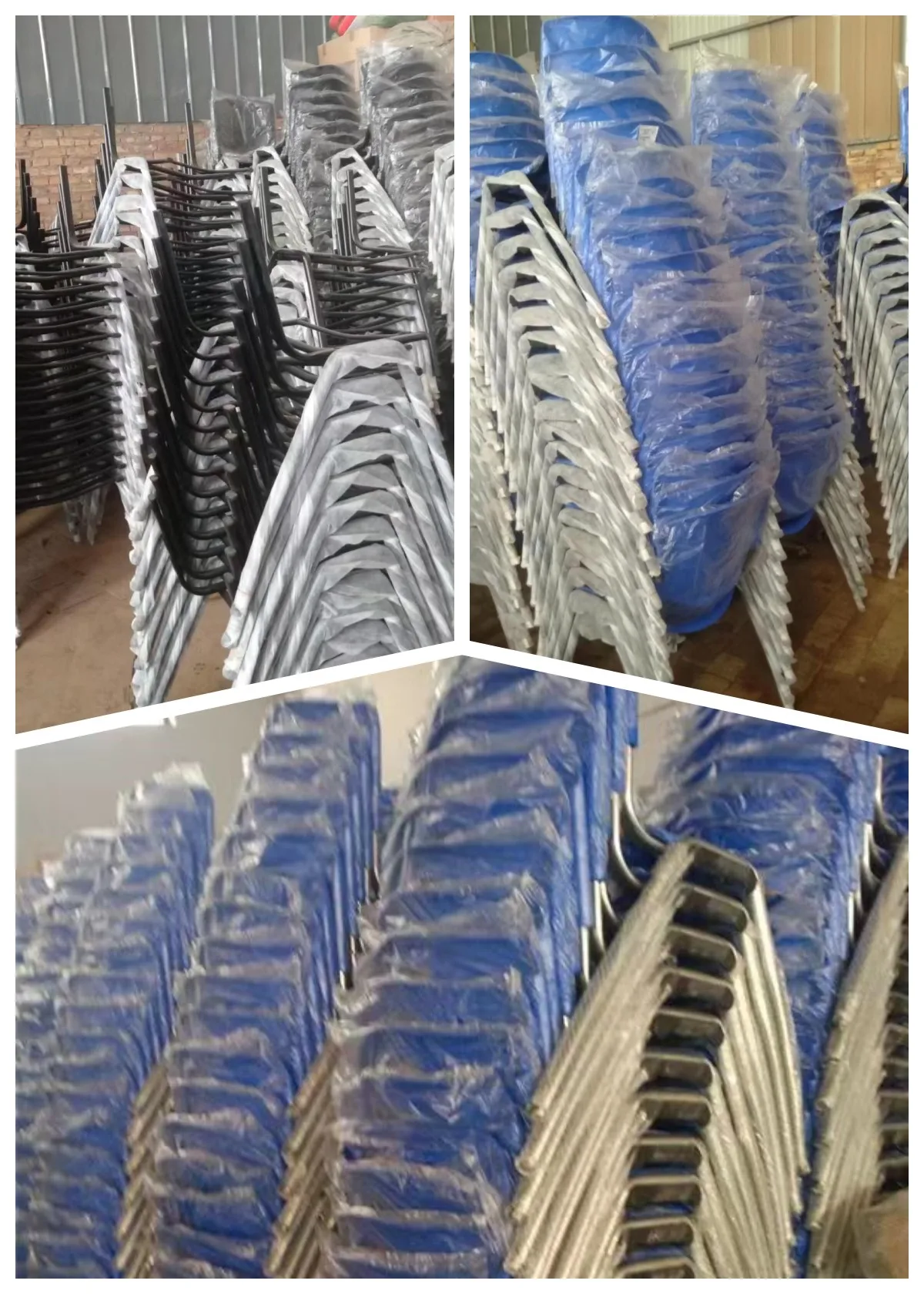 Stacking Plastic Training Chair Lecture Chair with Writing Tablet Metal ...