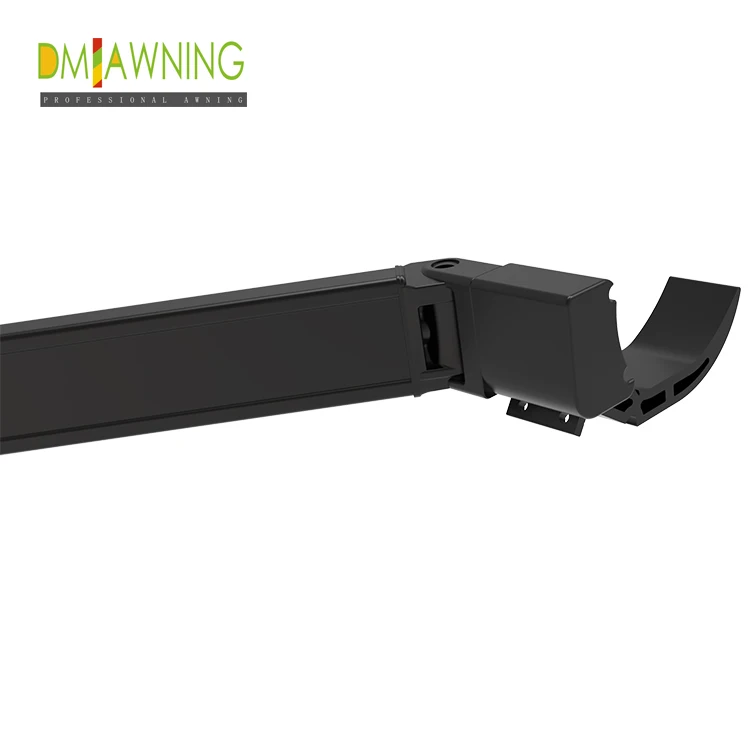 铝制全盒式遮阳篷/带led灯系统的可伸缩遮阳篷