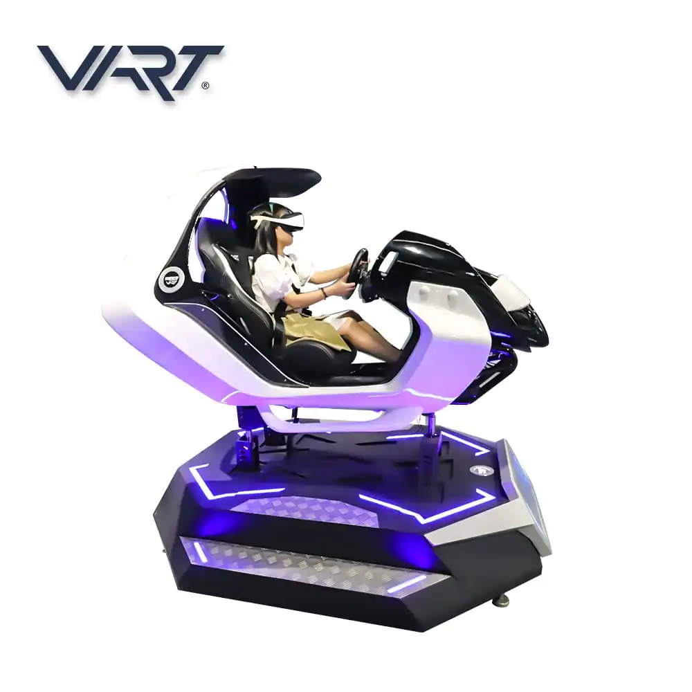 Entertainment Games Console Vr  Virtual Reality Car Driving Simulator with Robot Platform