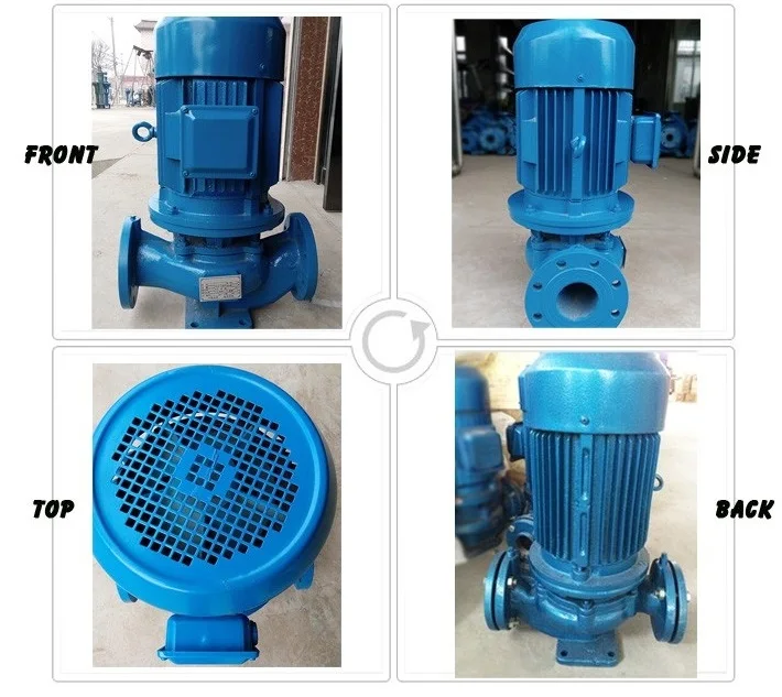 Вертикальный встроенный водяной насос ISG, насос для горячей воды