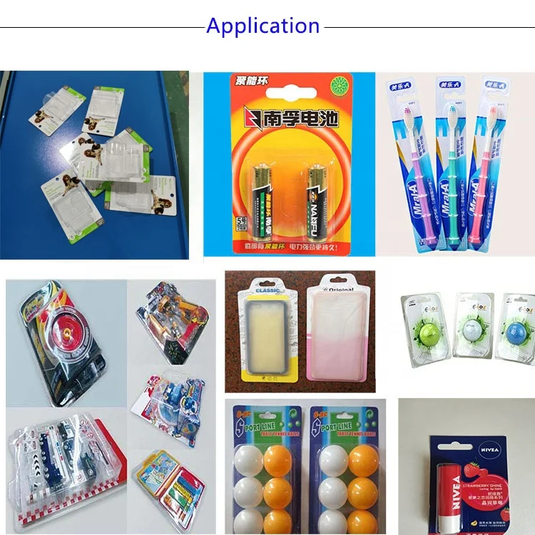 Mini Manual Paper Plastic Card Blister Packing Machine PVC PET Plastic Blister Heat Sealing Machine