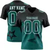 Black  Teal Green