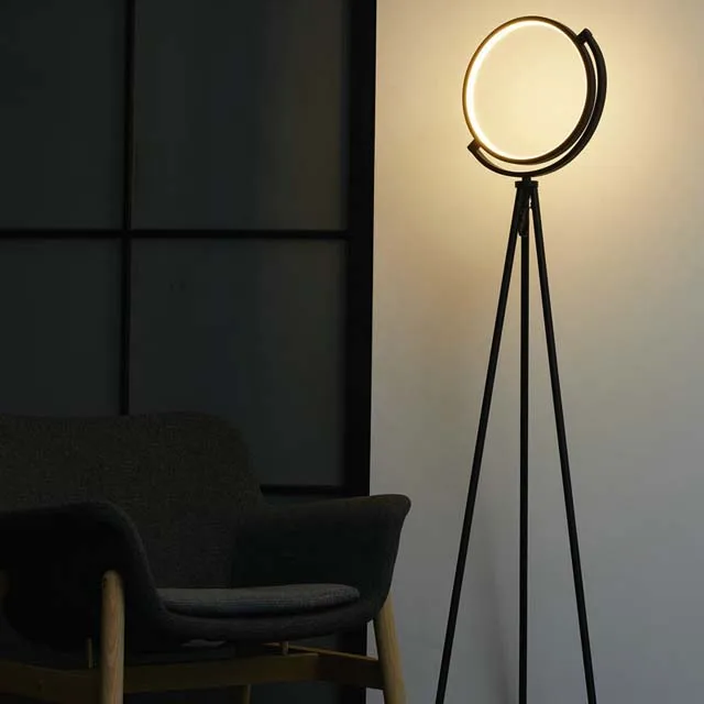 MTF modern creative warm light tripod floor lamp Nordic simple living room LED floor lamp personality magic color can turn round