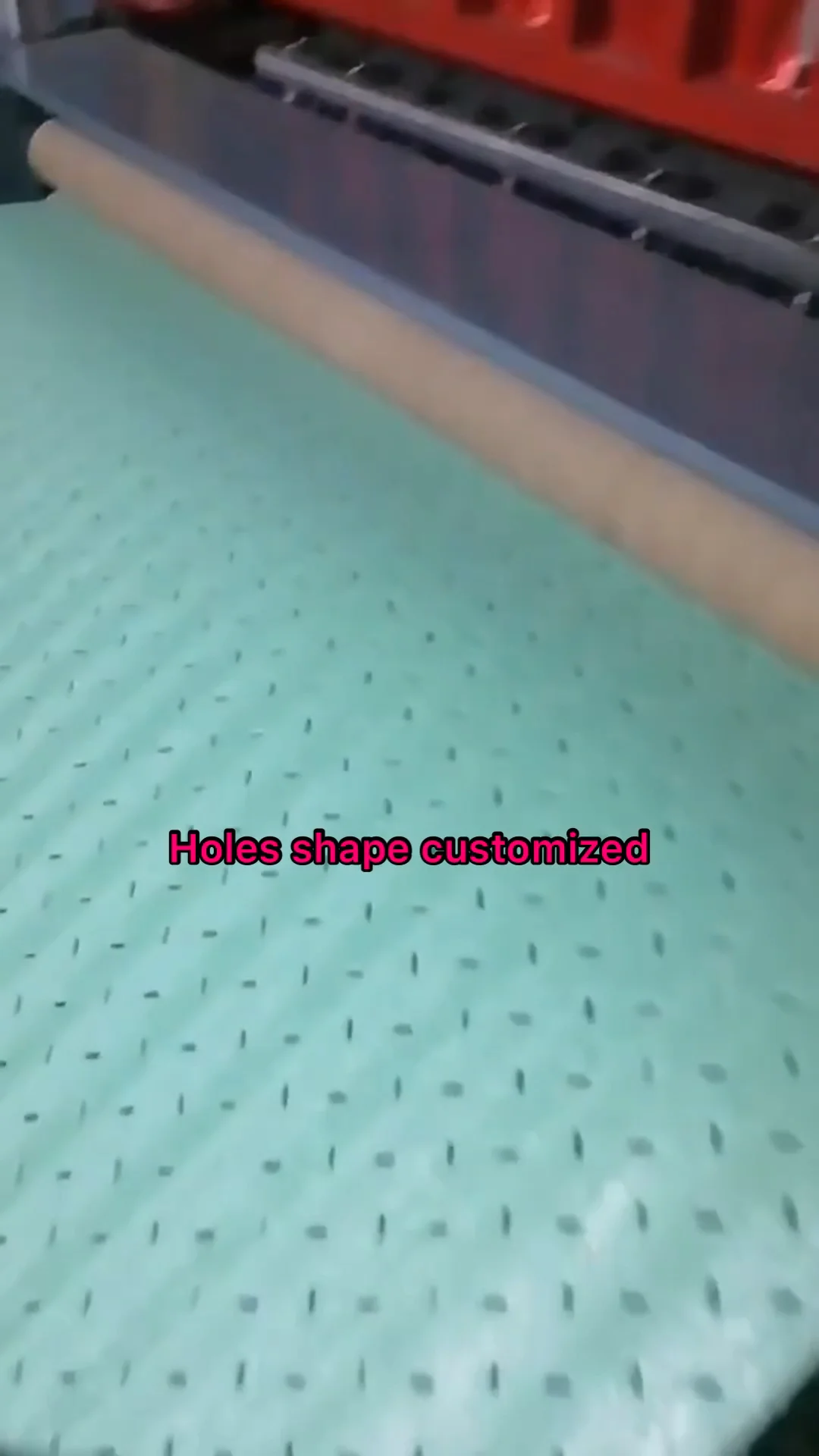 Mechanical Fabric Leather Perforating Punching Machine Nonwoven Holes