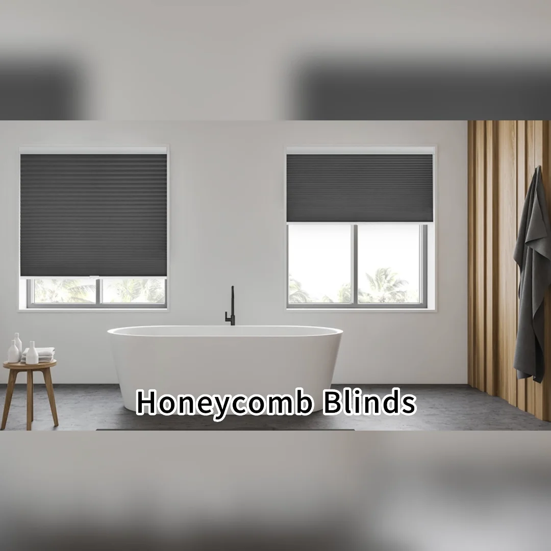 Folding Window Shades Blackout Window Blinds Cellular Blind Cordless ...