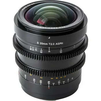 VILTROX S 20mm T2.0 ASPH フルフレーム プライム マニュアル固定焦点