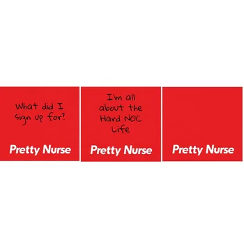 Custom Letter PVC Medical Nurse Badge Buddy for ID Card Badge Holder Office Supply