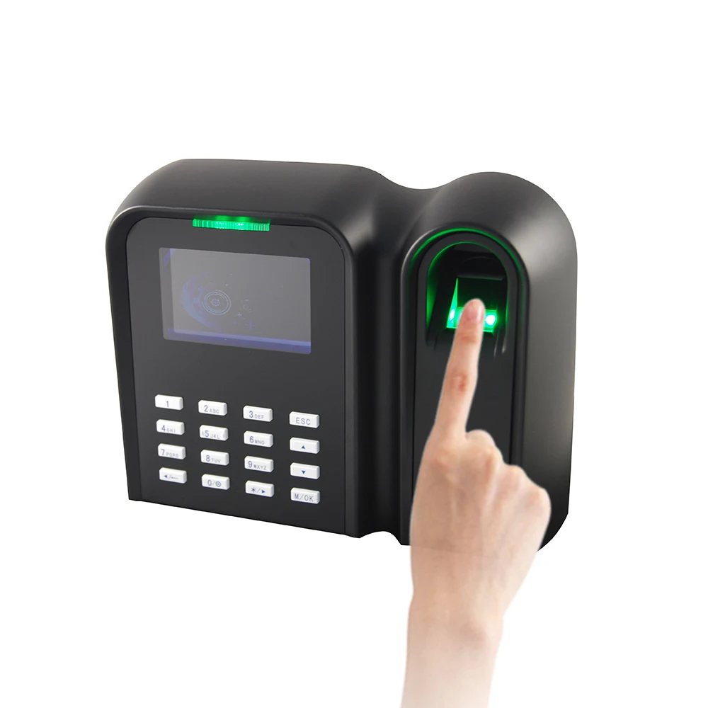 Linux Biometric Fingerprint Time Attendance System With USB Port With RFID Card Reader Time Recorder T9