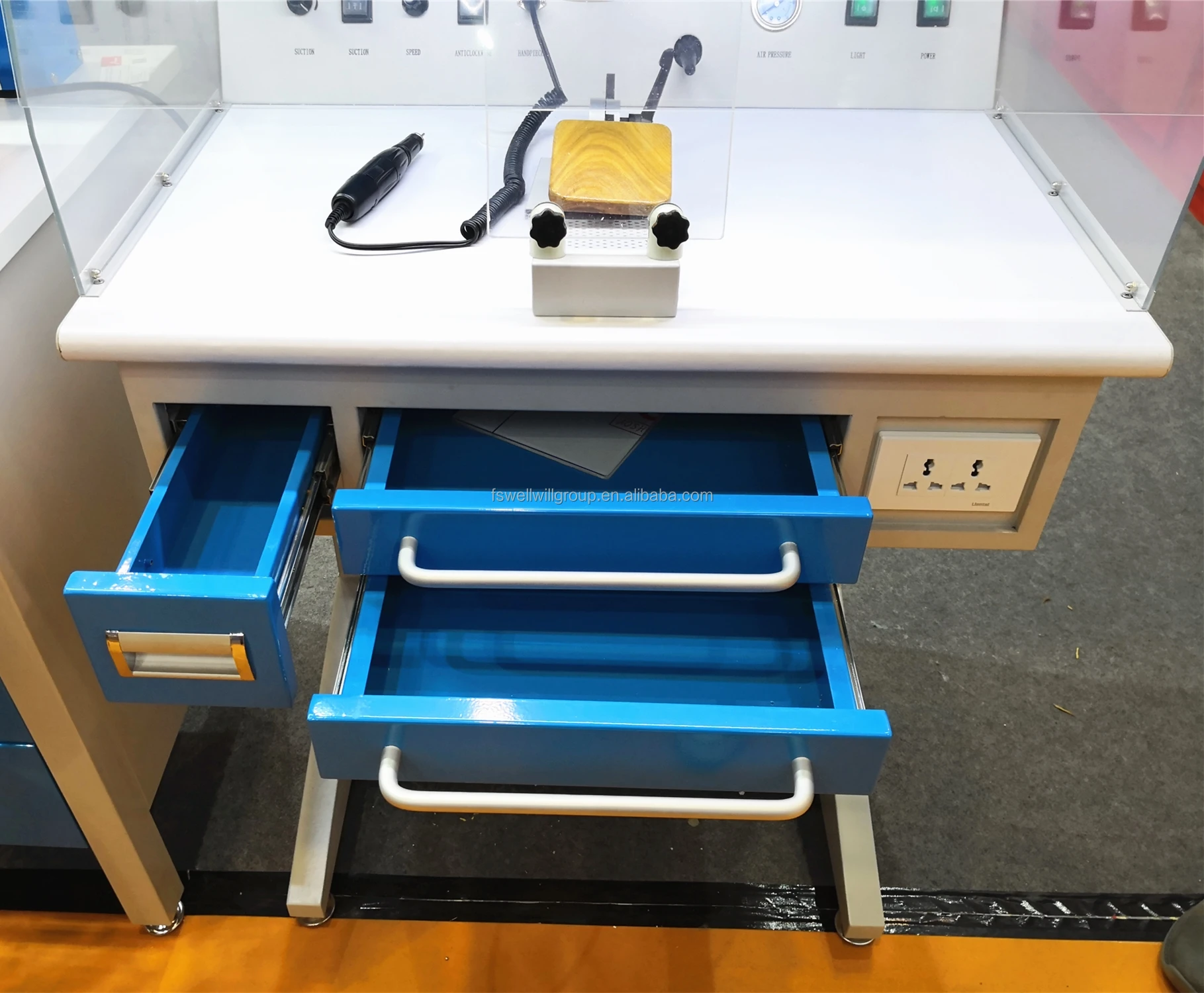 220v Dsjt5b Dental Workstationwith Handpiece And Vacuum Dental Lab