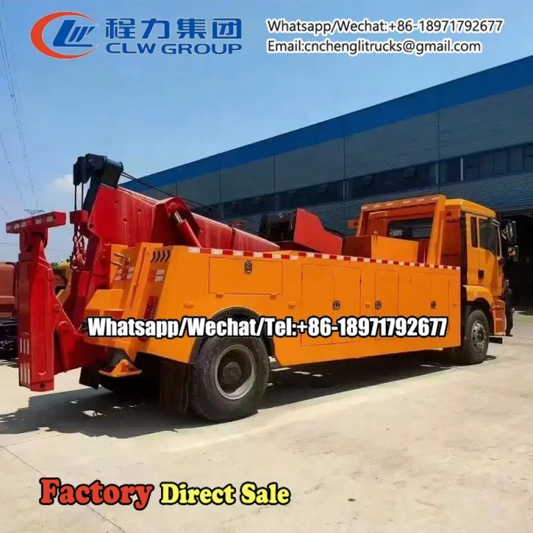 Shacman Rotation Wrecker Body 20ton Rotator Heavy Duty Road Rescue ...