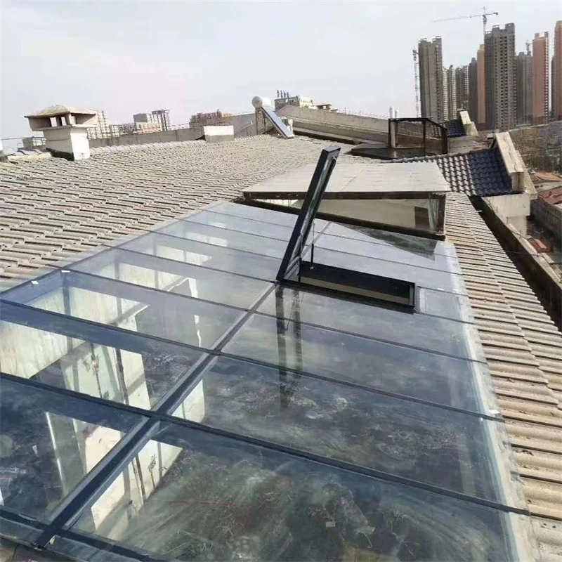 Крыша купол Цена небо свет круговой пирамидальная система Электрический Skylight