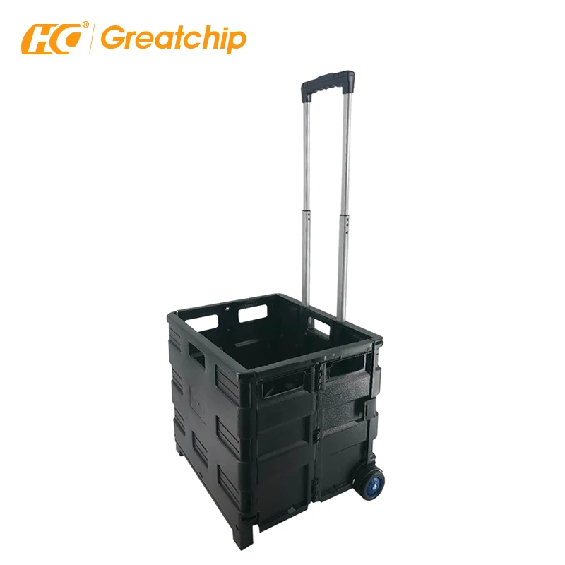 Shopping Cart Hand Push Luggage Multi Purpose Foldable Plastic Folding Shopping Trolleys Buy Hand Push Seat Shopping Trolley Carts Cart With Wheels Carry Vegetable Folding Shopping Trolleys Foldable Trolley Shopping Cart Vegetable