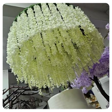 Wisteria Hanging Flower for Ceiling Hanging Artificial  Flowers Ceiling Hanging Wedding Ceiling Flowers for Decoration