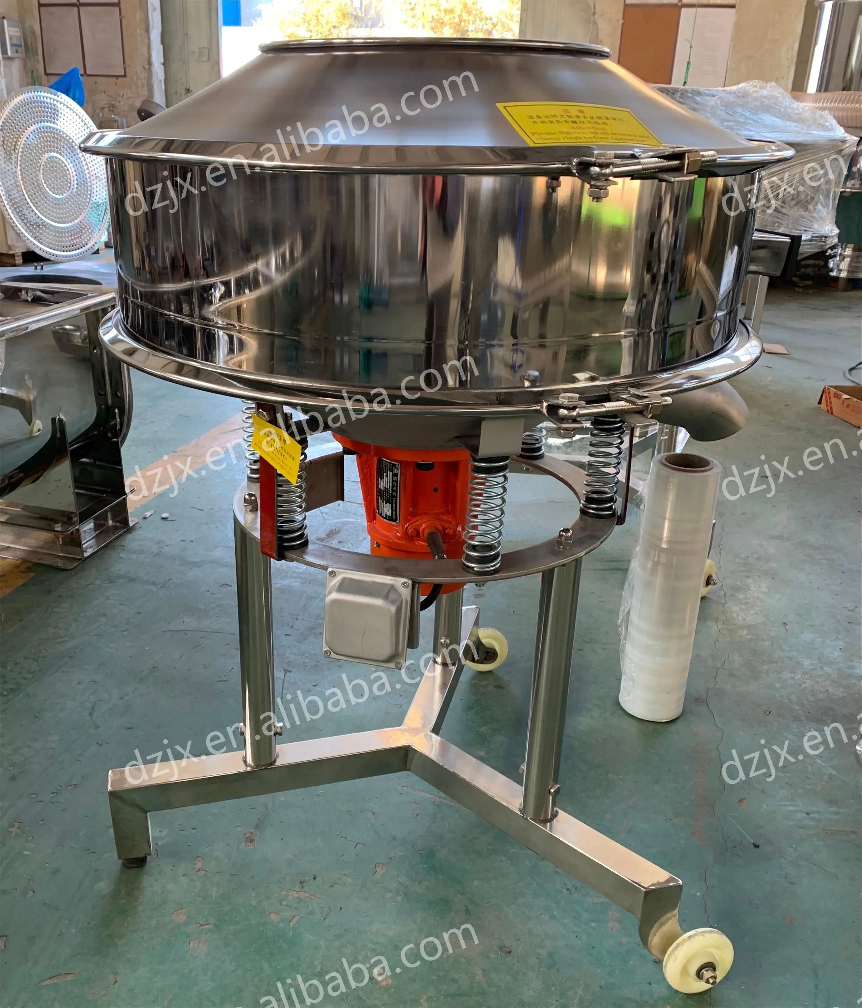 DZJX Ceramic Slurry High Frequency Vibrating Screen Sieve Vibro Powder Sieving Machine