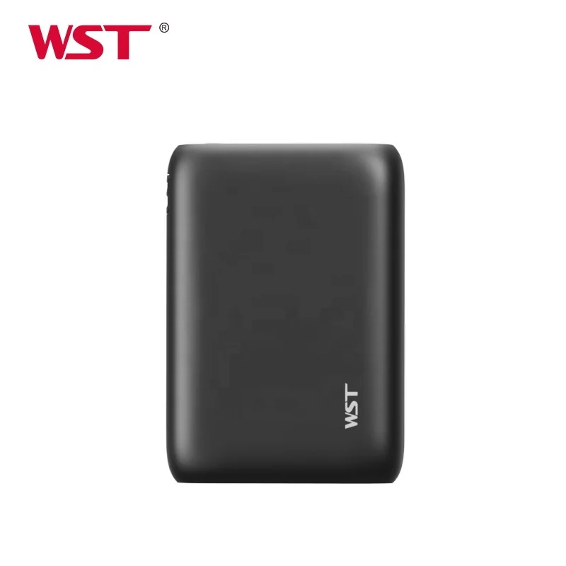 WST Hot Product 2024 LCD Digital Display Power Supply 10000mah Battery Bank Mobile Small Power Bank