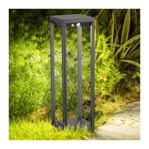 Vertak Outdoor Aluminum Led Solar Motion Sensor Powered Light Outdoor Garden Solar Lamp