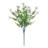 7 tenedores de eucalipto blanco violeta