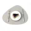 Cuir de vachette en forme de goutte gris glace bleu ciel