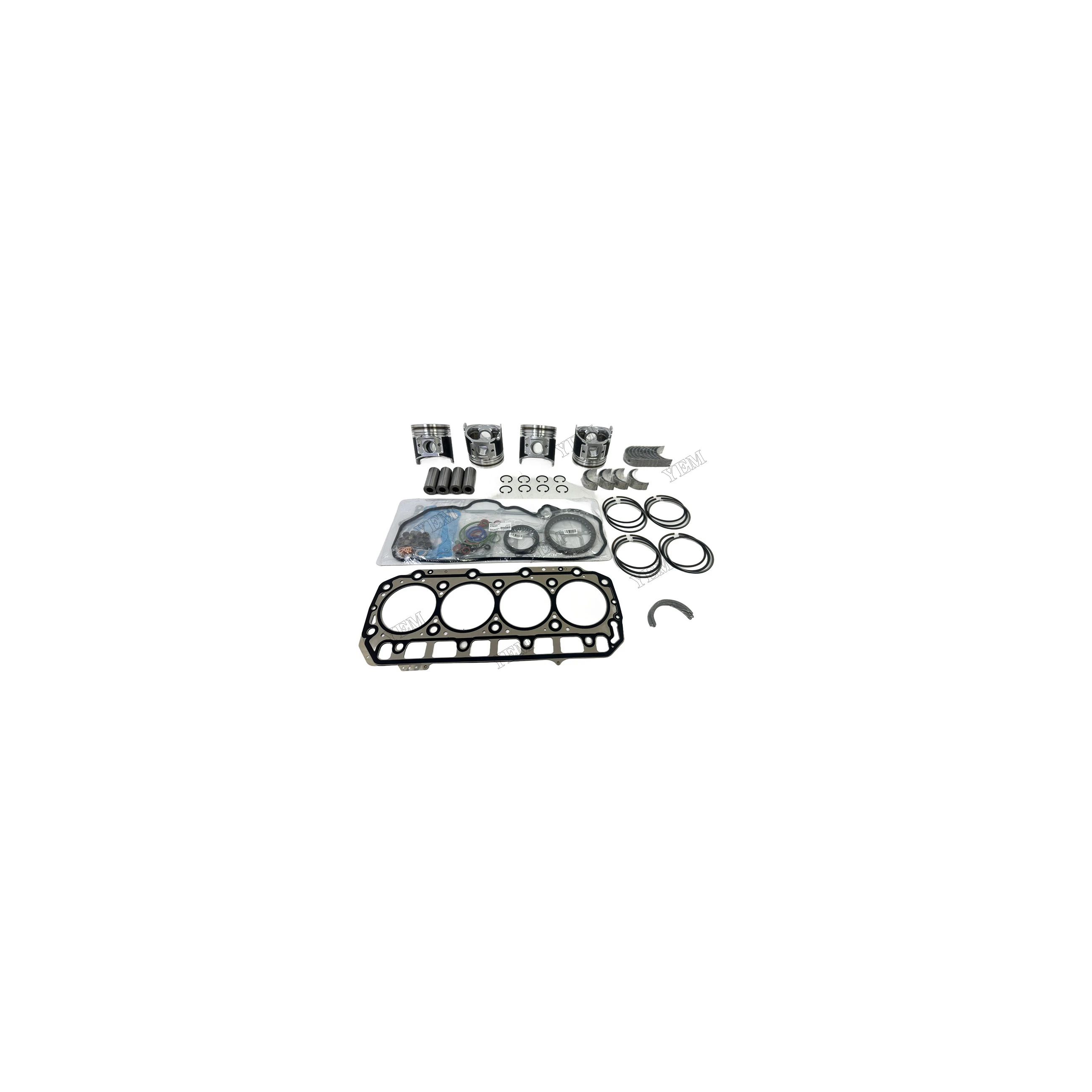 For Volvo Engine D3.1ACAE2EC3U D3.1 Overhaul Re-Ring Kit with Piston Ring Bearing Set Aftermarket Engine Spare Parts