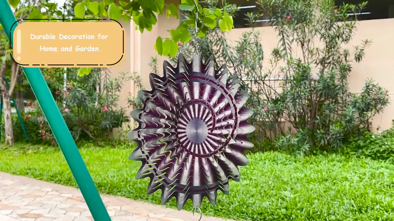 Wholesale Stainless Steel Wind Spinner With Laser Cutting Technology